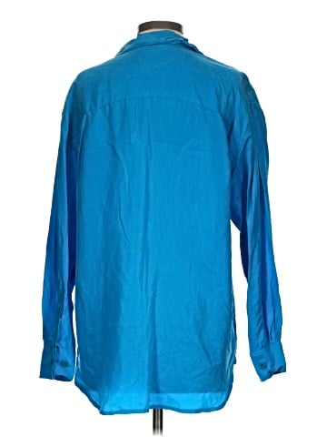 Christie & Jill Long Sleeve Silk Top (view 2)