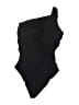 Leonisa Solid Black One Piece Swimsuit Size M - photo 2