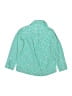 Lands' End 100% Baumwolle Checkered-gingham Green Long Sleeve Button-Down Shirt Size 4 - photo 2