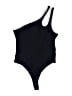 Forever 21 Solid Black One Piece Swimsuit Size M - photo 1