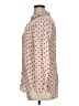 Talbots 100% Rayon Hearts Pink Long Sleeve Blouse Size XL - photo 5