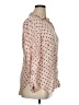 Talbots 100% Rayon Hearts Pink Long Sleeve Blouse Size XL - photo 4