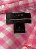 J.Crew Checkered-gingham Pink Long Sleeve Button-Down Shirt Size 4 - photo 7