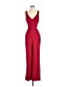 Crystal Sky Solid Red Jumpsuit Size M - photo 1