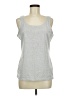 Talbots Outlet Silver Sleeveless T-Shirt Size M - photo 1