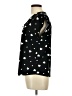 Vintage Rose Hearts Black Short Sleeve Blouse Size L - photo 5