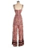 VICI Paisley Burgundy Jumpsuit Size S - photo 2