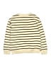 Cat & Jack Stripes Ivory Pullover Sweater Size 6 - 7 - photo 2