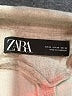 Zara Solid Tan Ivory Trenchcoat Size XS - photo 6
