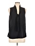 Comme Toi 100% Polyester Black Sleeveless Blouse Size M - photo 1