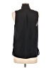 Comme Toi 100% Polyester Black Sleeveless Blouse Size M - photo 2