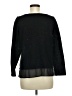 Charming Charlie 100% Polyester Black Long Sleeve Top Size M - photo 2