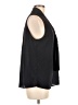 Comme Toi 100% Polyester Black Sleeveless Blouse Size M - photo 4