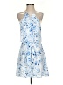 BCBGMAXAZRIA 100% Polyester Print Blue Cocktail Dress Size S - photo 1