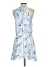 BCBGMAXAZRIA 100% Polyester Print Blue Cocktail Dress Size S - photo 2