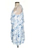 BCBGMAXAZRIA 100% Polyester Print Blue Cocktail Dress Size S - photo 5