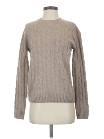 Aqua Cashmere Pullover Sweater (view 1)