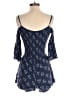 Hollister 100% Viscose Paisley Blue Romper Size XS - photo 2