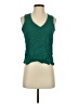 J.Crew 100% Viscose Green Sleeveless Blouse Size 0 - photo 1