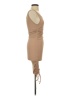 Unbranded Solid Tan Cocktail Dress Size S - photo 4