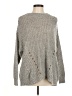 American Eagle Outfitters Metallic Gray Pullover Sweater Size M - photo 1