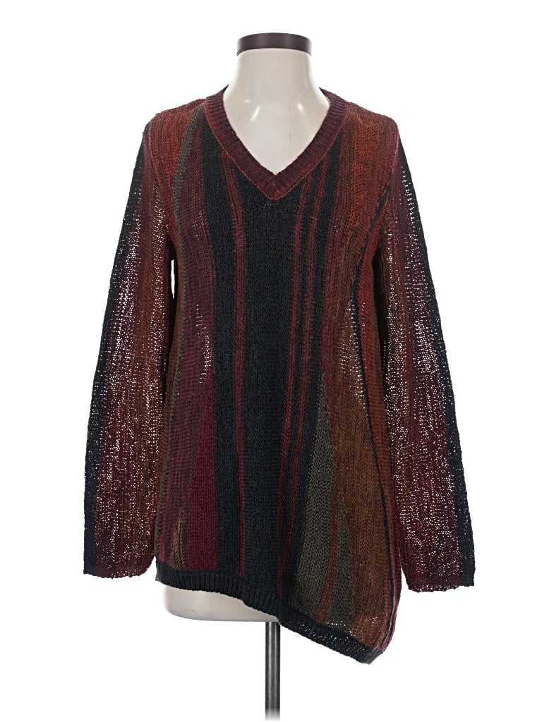 Soft Surroundings Pullover Sweater In Burgundy