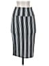 Lularoe Stripes Silver Black Casual Skirt Size XS - photo 1