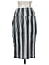 Lularoe Stripes Silver Black Casual Skirt Size XS - photo 2