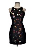Milly Graphic Black Cocktail Dress Size 0 - photo 1