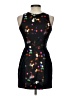Milly Graphic Black Cocktail Dress Size 0 - photo 2