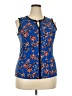 Ivanka Trump Blue Sleeveless Blouse Size XXL (estimated) - photo 1