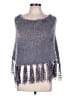 Unbranded Blue Gray Poncho Size S (estimated) - photo 1