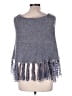 Unbranded Blue Gray Poncho Size S (estimated) - photo 2