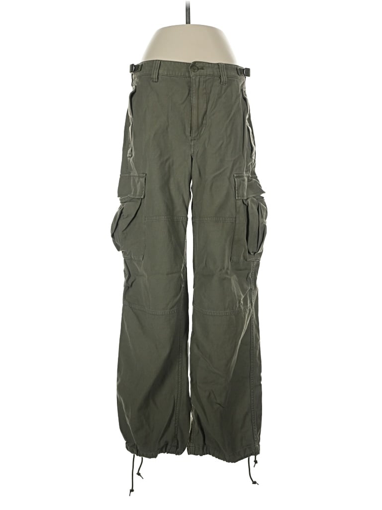 Pre-owned Tna Cargo Pants In Green