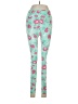 Lularoe Floral Teal Leggings One size - photo 1