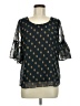 World Market 100% Polyester Teal 3/4 Sleeve Blouse Size S - photo 1