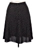 Kasper A.S.L. 100% Polyester Polka Dots Black Casual Skirt Size 16 - photo 2