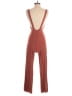 Forever 21 Solid Brown Jumpsuit Size S - photo 2