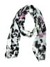Unbranded Floral Gray Black Scarf One size - photo 1