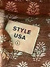 Assorted Brands Paisley Brown Casual Dress Size L - photo 6