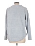 Ann Taylor LOFT 100% Polyester Silver Pullover Sweater Size L - photo 2