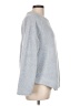 Ann Taylor LOFT 100% Polyester Silver Pullover Sweater Size L - photo 4