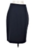 Elie Tahari Solid Blue Wool Skirt Size 8 - photo 1
