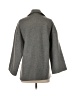 Theory Chevron-herringbone Gray Wool Coat Size S - photo 2