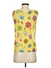 Assorted Brands 100% Polyester Yellow Sleeveless Blouse Size S - photo 2
