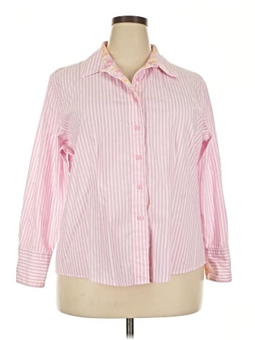 Draper's & Damon's Long Sleeve Button-Down Shirt (view 1)
