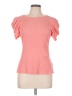 1.State 100% Cotton Pink Short Sleeve Top Size L - photo 1