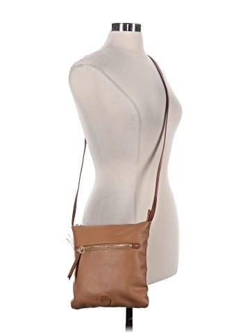 Joy Mangano Leather Crossbody Bag (view 2)