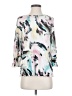 Halogen 100% Polyester Ivory 3/4 Sleeve Blouse Size S - photo 1
