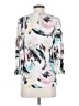 Halogen 100% Polyester Ivory 3/4 Sleeve Blouse Size S - photo 2